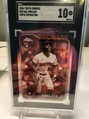 Topps Chrome Sepia Refractor Sal Frelick Rc Ebay