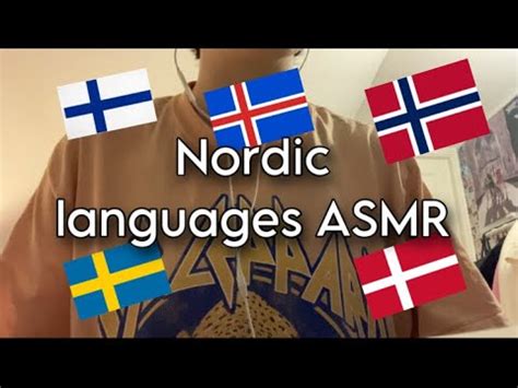 Asmr Trigger Words In The Nordic Languages Finnish Norwegian