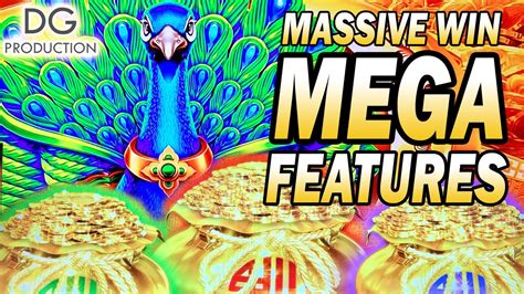 MEGA FEATURES PEACOCK BOOST FU DAI LIAN LIAN BAG GAME SLOT MACHINE