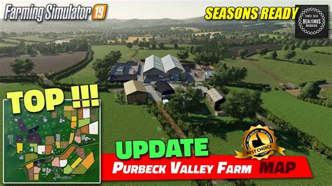 FS19 MAP Purbeck Valley Farm Update V1 1 0 0 Review YouTube