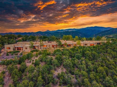 85 Million Santa Fe Mansion Embodies The Beauty Of New Mexico