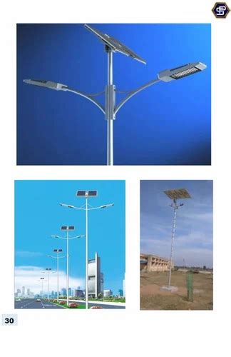 Modular Mild Steel Solar Street Pole At ₹ 10000 In Vadodara Id