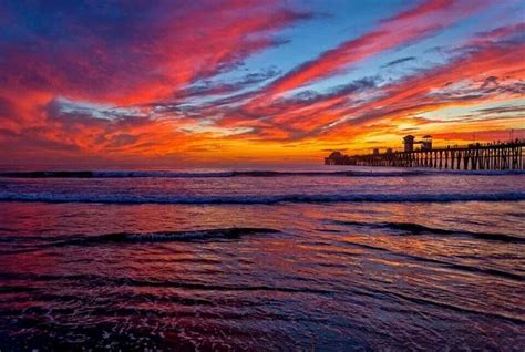 Sunset Oceanside Ca Sunset Pictures Oceanside Pier Sunset