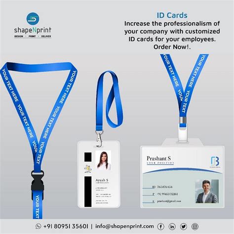 Id Card Design Print HSR Layout - shapenprint - Medium