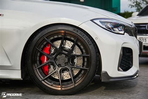 BMW G20 M340i เบรค Brembo ลอ BC FORGED ทอไทเทเนยม Prodrive Thailand