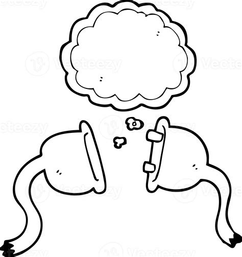 Hand Drawn Thought Bubble Cartoon Electrical Plugs 45217052 Png