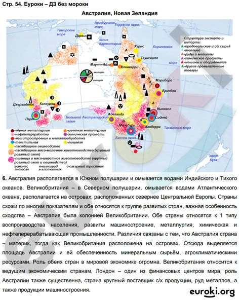 ГДЗ Контурные карты по географии 10 класс. ФГОС. Страница 54