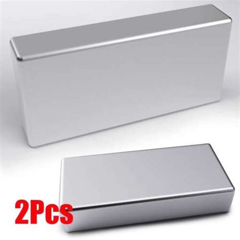 2pcs Block Magnets Super Strong N52 Neodymium Large Magnet Rare Earth