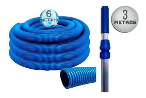 Mangueira Flexível Flutuante Para Piscina 6 Metros Cabo 3m