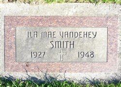 Ila Mae Vandehey Smith 1927 1948 Memorial Find A Grave