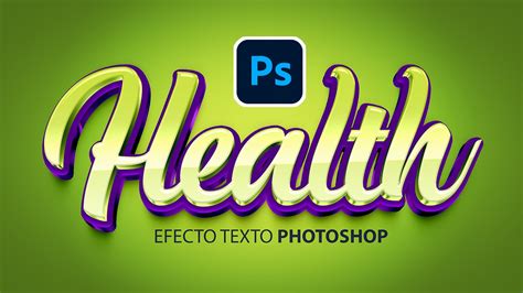 Texto 3D Verde En Photoshop Aprende Facil