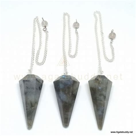 Lapis Lazuli 6 Face Cone Pendulum Gemstone Pendulums Agate Buddy