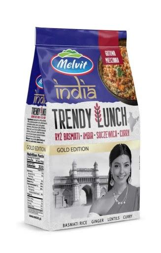 MELVIT Trendy lunch India ryż soczewica curry 300g 13987784404 Allegro pl