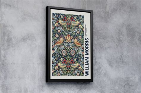 William Morris Exhibition Poster William Morris Print Art Nouveau