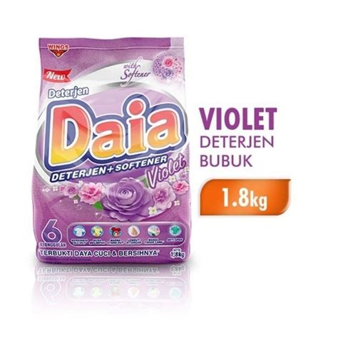 Jual Daia Detergen Softener Violet Kg Kemasan Baru Shopee Indonesia