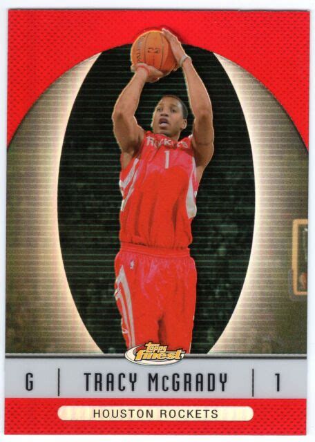 2006 07 Topps Finest Refractor 24 Tracy McGrady For Sale Online EBay