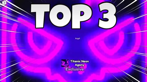 NO WAY TOP 3 YOUTUBER HATCHING TITANIC NEON AGONY In Pet Simulator