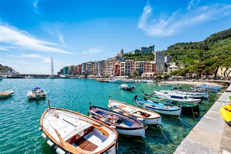 View of Porto Venere Harbour, Italy Stock Image - Image of beauty ...