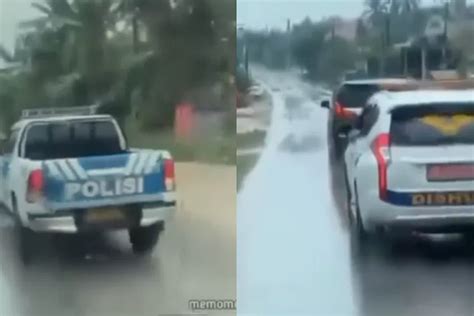 Viral Aksi Arogan Mobil Patwal Polisi Di Kalimantan Hingga Menyebabkan