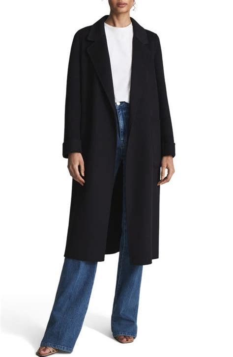 Buy Reiss Elise Wool Blend Longline Coat At Off Editorialist