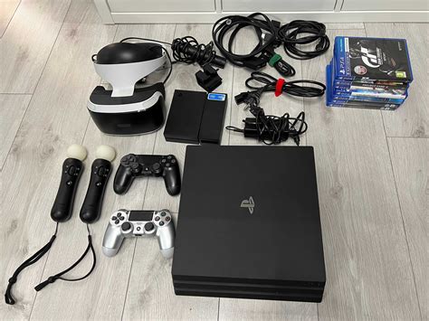 Zestaw Playstation 4 Pro 1TB Playstation VR 2 Pady Zestaw Gier