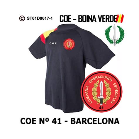 Camiseta COE Nº41 Barcelona Boina Verde TotemTeams