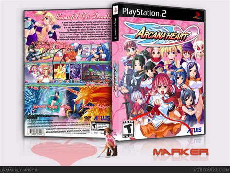 Arcana Heart PlayStation 2 Box Art Cover By MARKER