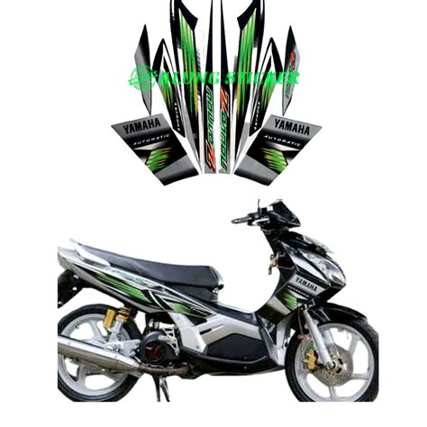 Stiker Striping Lis Les Body Motor Yamaha Nouvo Z Tahun Warna