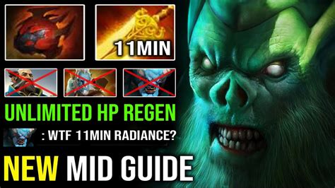 How To Carry Mid Necrophos 11Min Radiance Unlimited HP Regen With