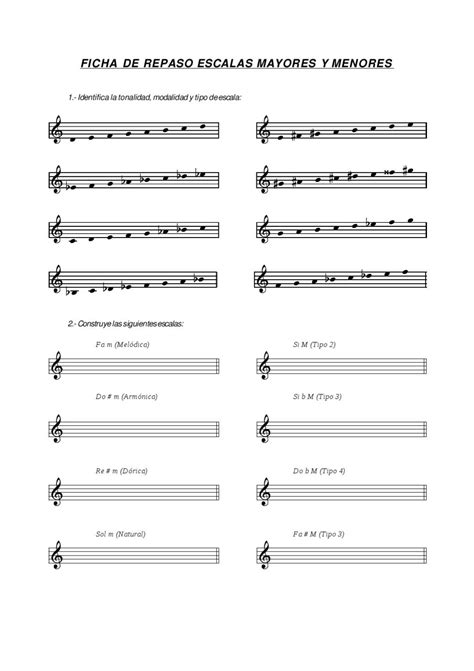 Escalas Mayores Y Menores