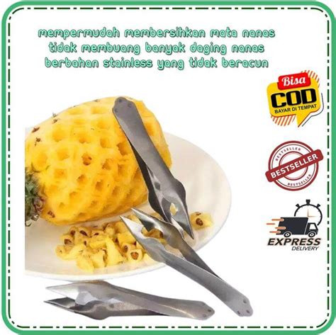 Capitan Mata Nanas Pengupas Buah Nanas O O Alat Kupas Stainless Steel