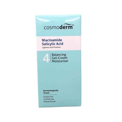 Cosmoderm Niacinamide Balancing Gel Cream Moisturizer 50ml Shopee