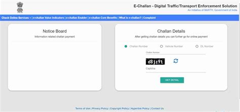 How To Pay Traffic Challan Online In Maharashtra