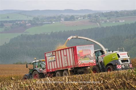 Fendt J Reiff Uit Luxemburg Aan Het Mais Hakselen In De Ardennen