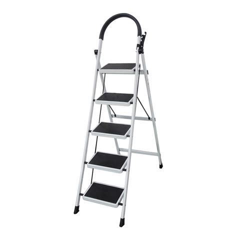 Escalera Plegable de Acero 5 Peldaños Sodimac Falabella