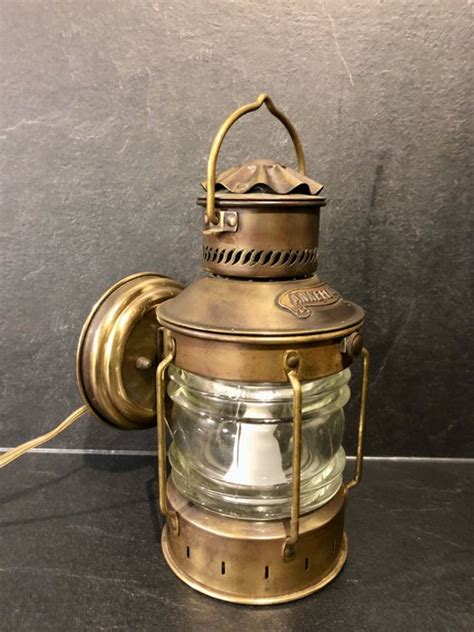 Vintage Wandlamp Scheepslamp Ankerlicht Scheepslamp Koper