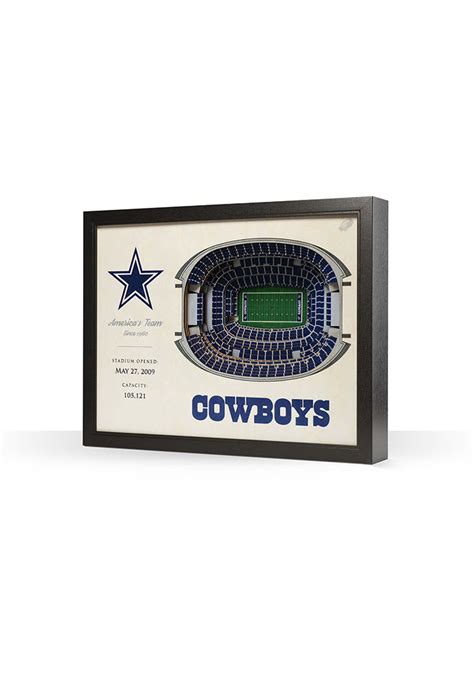 Dallas Cowboys 25 Layer Stadiumviews 3D Wall Art