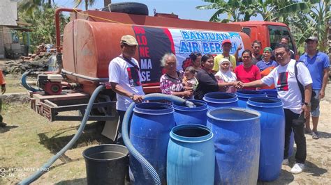 Kriris Air Bersih Di Cilacap Meluas Bolone Mase Salurkan Ribu