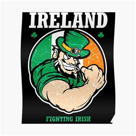 Irish Fighter Poster For Sale By Mila1946 Redbubble