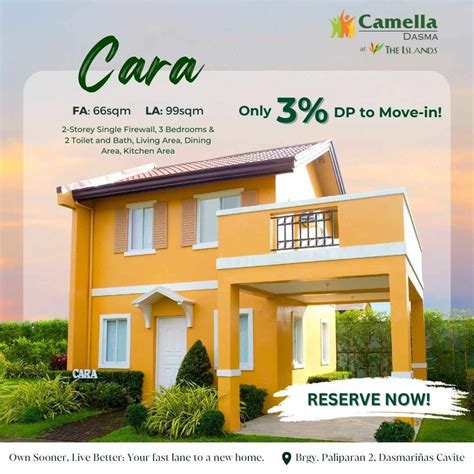 House And Lot For Sale In Camella Dasma At The Islands Dasmarinas