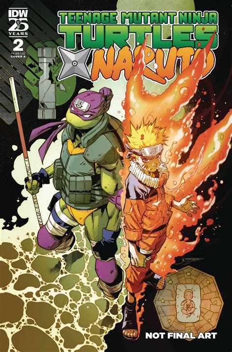 Teenage Mutant Ninja Turtles x Naruto #2 (Jimenez Cover) | Fresh Comics