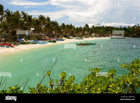 Tambisaan beach. Boracay island. Western Visayas. Philippines Stock ...