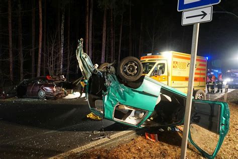 Schwerer Unfall Mit Vier Verletzten Landkreis G Rlitz Wochenkurier