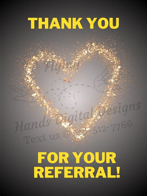 Thank You for Your Referral - Etsy