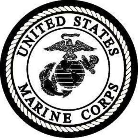 Download High Quality us marines logo black Transparent PNG Images ...