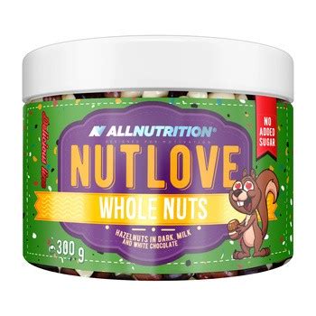 Allnutrition Nutlove Whole Nuts Orzechy Laskowe W Czarnej Mlecznej I