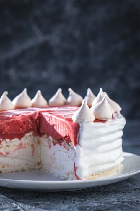 Vacherin Dessert Meringue Ice Cream Cake Wheel Of Baking