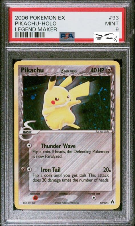 Pokemon Tcg Pikachu Delta Species Psa 9 Hobbies And Toys Toys And Games On Carousell