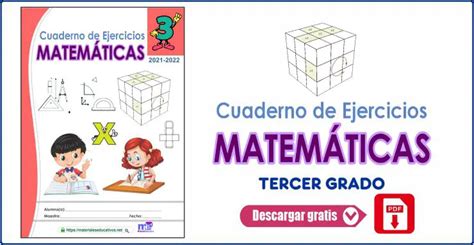 Cuaderno De Ejercicios De Matemática Tercer Grado Materiales Educativos