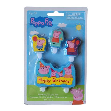 Set de Velas para Cumpleaños Peppa Pig Tu Fiesta a un Click